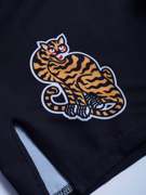 MANTO TIGERS FIGHT SHORTS-black